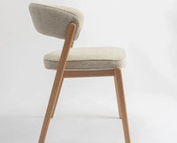 Harbor Dining Chair – Modern Upholstered Dining Chair for Home & Café beige