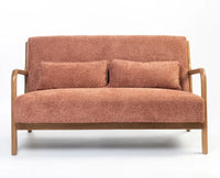 Holborn 2 seater Sofa Furniselan Rose brown