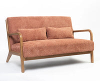 Holborn 2 seater Sofa Furniselan Rose brown