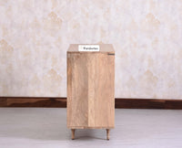 Horniman Circle Solid Wood Two Door Sideboard Cabinet Furniselan Natural Finish