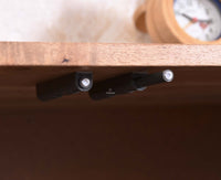 Horniman Circle Solid Wood Two Door Sideboard Cabinet Furniselan Natural Finish