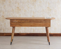 Hosur Solid Mango Wood Two Drawer Study Table - Console Table - Furniselan