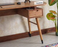 Hosur Solid Mango Wood Two Drawer Study Table - Console Table - Furniselan