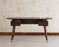 Hosur Solid Mango Wood Two Drawer Study Table - Console Table - Furniselan