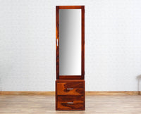 Hubli Sheesham Wood Dressing Table Furniselan-Maple-Finish