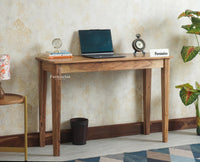 Hyderabad Study Table Furniselan Natural Finish