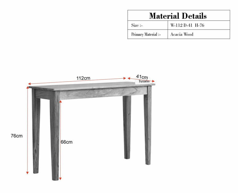 Hyderabad Study Table Furniselan Natural Finish