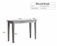 Hyderabad Study Table Furniselan Natural Finish