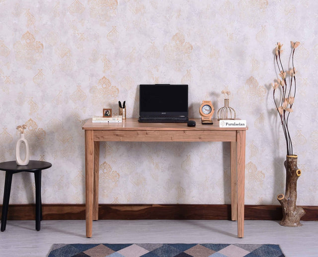 Hyderabad Study Table - Study Table - Furniselan - Natural Finish
