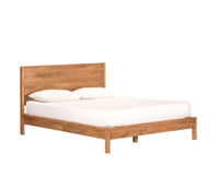 Cusco upholstered headboard Wooden Queen Size Bed Furniselan