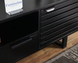 Indus Solid Wood Tv Cabinet - Tv Cabinet - Furniselan - Black-Finish