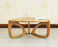 Infinity Teak Wood Coffee Table-Natural Finish
