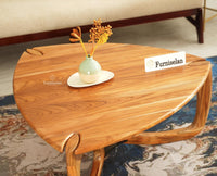 Infinity Teak Wood Coffee Table-Natural Finish