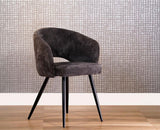 Iron Leaf Dining  Chair  – Modern Upholstered Dining Chair for Home & Café