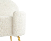 Islington  Polyester Storage Bench With Steel Legs Furniselan White