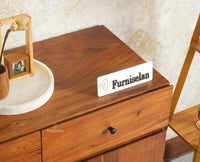 Italy Large Wooden Sideboard cabinet- 4 Doors and Drawers Furniselan Brown Finish