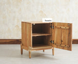 Italy Wooden One Door Nightstand Bedside Table Furniselan