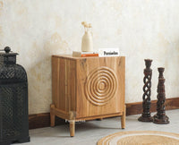 Italy Wooden One Door Nightstand Bedside Table Furniselan