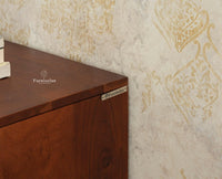 Italy Wooden Sideboard cabinet- 2 Doors and Drawers Furniselan Grey Finish