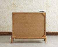 Italy Wooden Sideboard cabinet- 2 Doors and Drawers Furniselan Natural Finish