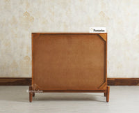 Italy Wooden Sideboard cabinet- 2 Doors and Drawers Furniselan Brown Finish