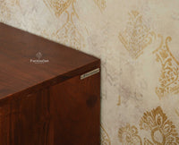 Italy Wooden Sideboard cabinet- 3 Doors and Drawers Furniselan Grey Finish