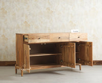 Italy Wooden Sideboard cabinet- 3 Doors and Drawers Furniselan Natural Finish