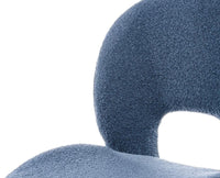 Ivoces Cotton Dining Chair – Modern Upholstered Dining Chair for Home & Café Blue