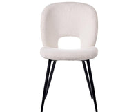 Ivoces Cotton Dining Chair – Modern Upholstered Dining Chair for Home & Café White