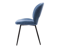 Ivoces Cotton Dining Chair – Modern Upholstered Dining Chair for Home & Café Blue
