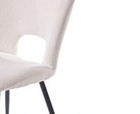 Ivoces Cotton Dining Chair – Modern Upholstered Dining Chair for Home & Café White