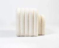Jacksonville Cotton Pouf Stool Furniselan