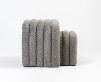 Jacksonville Cotton Pouf Stool Furniselan