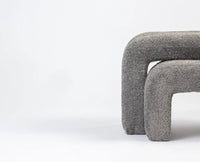 Jacksonville Cotton Pouf Stool Furniselan