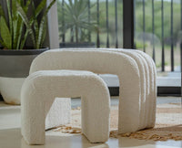 Jacksonville Cotton Pouf Stool Furniselan