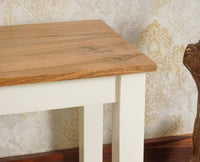 Jaipur Sheesham Wood 3 Seater Dining Bench for Living Room - Bench - Furniselan - Milky-White
