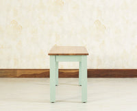 Jaipur Sheesham Wood 3 Seater Dining Bench for Living Room - Bench - Furniselan - Silt-Green