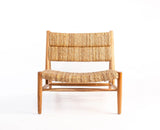 Juniper Junction Lounge Chair – Modern Upholstered Lounge Chair for Home & Café Dark Walnut