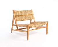 Juniper Junction Lounge Chair – Modern Upholstered Lounge Chair for Home & Café Dark Walnut