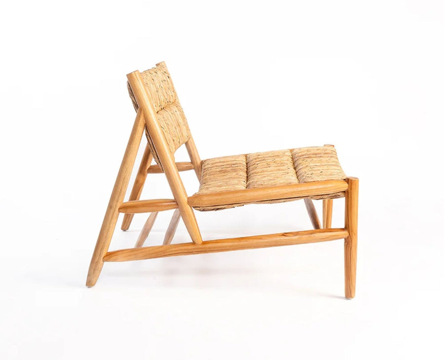 Juniper Junction Lounge Chair – Modern Upholstered Lounge Chair for Home & Café Dark Walnut