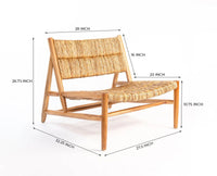 Juniper Junction Lounge Chair – Modern Upholstered Lounge Chair for Home & Café Dark Walnut