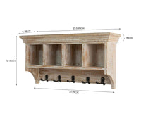 Kensington Wooden wall Shelve Hanger Furniselan Distressed White