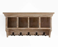 Kensington Wooden wall Shelve Hanger Furniselan Distressed White