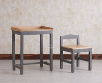 Kiddi Wooden Study Laptop Table with Chair for kids - Study Table - Furniselan