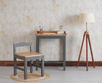 Kiddi Wooden Study Laptop Table with Chair for kids - Study Table - Furniselan