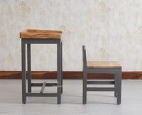 Kiddi Wooden Study Laptop Table with Chair for kids - Study Table - Furniselan