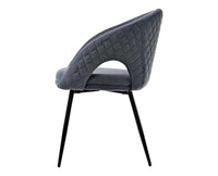 Kite Key Dining Chair – Modern Upholstered Dining Chair for Home & Café Blue