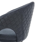 Kite Key Dining Chair – Modern Upholstered Dining Chair for Home & Café Blue