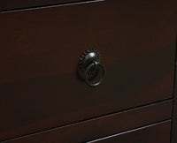 Kollam Two Drawer Bedside Table Furniselan-Rosewood-Fine-Finish