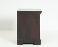Kollam Two Drawer Bedside Table Furniselan-Rosewood-Fine-Finish